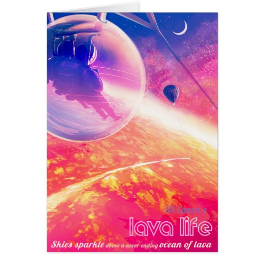 Sci-Fi旅行広告、惑星55カンクリe (正面)