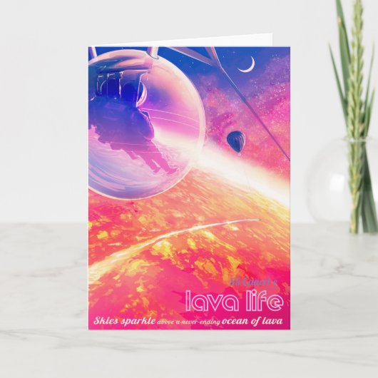 Sci-Fi旅行広告、惑星55カンクリe カード (正面)