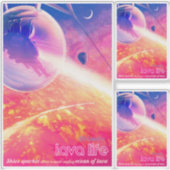 Sci-Fi旅行広告、惑星55カンクリe シール (正面)