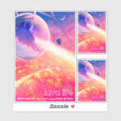 Sci-Fi旅行広告、惑星55カンクリe シール (シート)