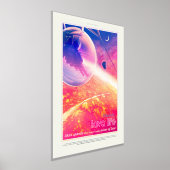 Sci-Fi旅行広告、惑星55カンクリe 箔ポスター (レイダウン)