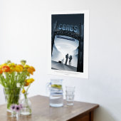 Sci-Fi旅行広告、矮星セレス 箔ポスター (レイダウン (キッチン))