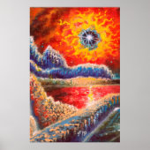 Sci Fi横絵画面図 ポスター (正面)