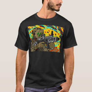 Sci Fi軍隊バトルソルジャー。 Tシャツ
