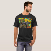 Sci Fi軍隊バトルソルジャー。 Tシャツ (正面フル)
