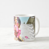 Sci Fi雌サイボーグ コーヒーマグカップ (正面右)