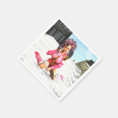 Sci Fi雌サイボーグ スタンダードカクテルナプキン (角)