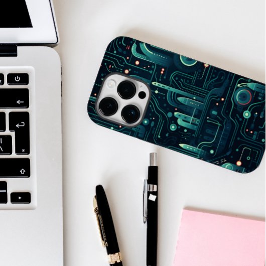 Sci-Fi電子ダークパターン Case-Mate iPhoneケース