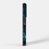 Sci-Fi電子ダークパターン iPhoneケース (右側面)