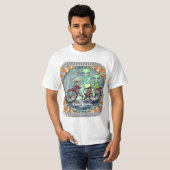 Sci-Fi エイリアンバイク Tシャツ (正面フル)