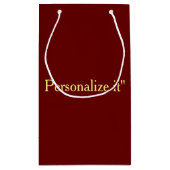 Sci-Fi "ファイアバード"飛行中のエイリアンライフ型枠 スモールペーパーバッグ (裏面)