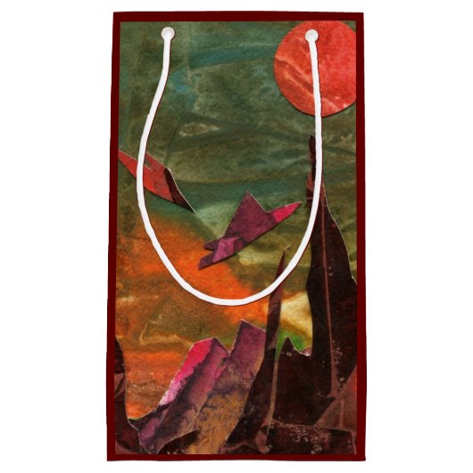 Sci-Fi "ファイアバード"飛行中のエイリアンライフ型枠 スモールペーパーバッグ (正面)