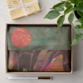 Sci-Fi "ファイアバード"飛行中のエイリアンライフ型枠 薄葉紙 (ギフト)