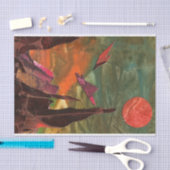 Sci-Fi "ファイアバード"飛行中のエイリアンライフ型枠 薄葉紙 (クラフト)