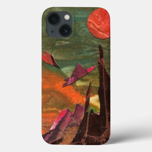 Sci-Fi "ファイアバード"飛行中のエイリアンライフ型枠 Case-Mate iPhoneケース (裏面)