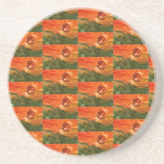 Sci-Fi -ファンタジーエイリアン宇宙惑星 コースター (正面)