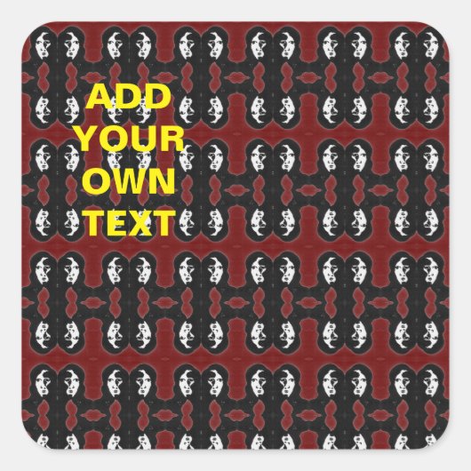 Sci-Fi -ファンタジーポーのラノーレとアナベルリー スクエアシール (正面)