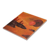 Sci-Fi "火の海"二重に死ぬ月の溶岩世界 タイル (側面)