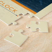 Sci-Fi Ad、オレンジ原子時計、深い宇宙 ジグソーパズル (側面)