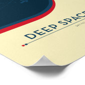 Sci-Fi Ad、赤原子時計、深い宇宙 ポスター (角)