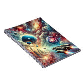 Sci-Fi Adventure Galactic Space Design ノートブック (右側)