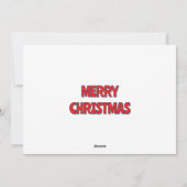 Sci-Fi Christmas | Big Foot, Aliens, & Reindeer シーズンカード (裏面)