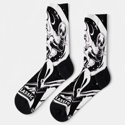 Sci-Fi Classic: Cyber Punk Socks ソックス (左)
