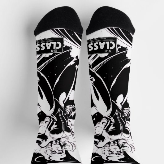 Sci-Fi Classic: Cyber Punk Socks ソックス (上部)