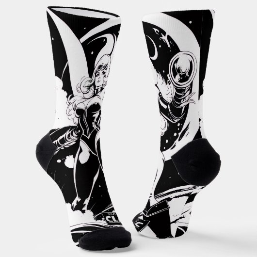 Sci-Fi Classic: Cyber Punk Socks ソックス (傾斜あり)