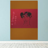 Sci-fi Demon Hunter Countess  キャンバスプリント (インサイチュ (ウッドフロア))