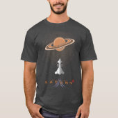 Sci Fi Destination Saturn Tシャツ (正面)
