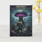 Sci-fi fantasy battle greeting card カード (黄色い花)