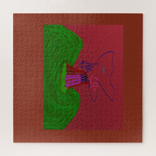 Sci-fi Fantasy Creature Landscape Jigsaw Puzzle ジグソーパズル (横)