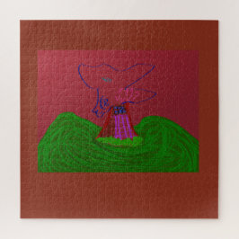 Sci-fi Fantasy Creature Landscape Jigsaw Puzzle ジグソーパズル