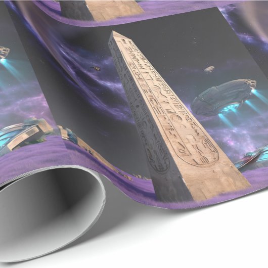 Sci fi gift wrap ラッピングペーパー