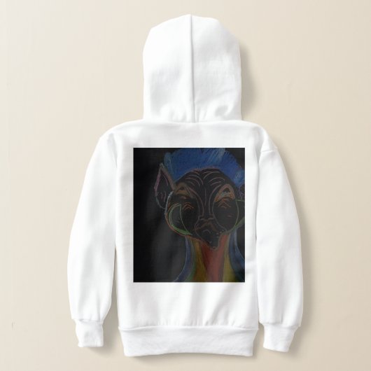 Sci-fi Hybrid Kids' Pullover Hoodie (レイダウン裏面)