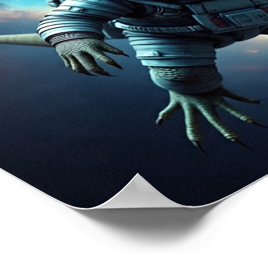 Sci-Fi Iguana in Outer Space ポスター (角)