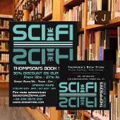 Sci-Fi Logo, Book Store 名刺