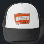 Sci-Fi Movies -Adjust Your Tracking Orange キャップ<br><div class="desc">Remember the old days of Video? yeah so do i!Hand Illustrated Design.</div>