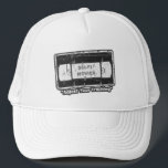 Sci-Fi-Movies Black & White Adjust your Tracking キャップ<br><div class="desc">Sci-Fi-Movies Black & Grey & White - Get your Sci-Fi On! Retro movie nights!</div>