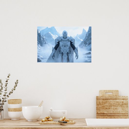 Sci Fi Poster: Champion of the Quantum Realm ポスター (キッチン)