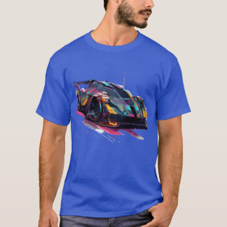Sci Fi Race Car boy family Tシャツ