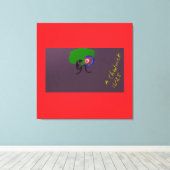 Sci-fi Seashell Creature キャンバスプリント (インサイチュ (ウッドフロア))