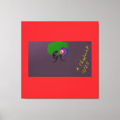 Sci-fi Seashell Creature キャンバスプリント (正面)