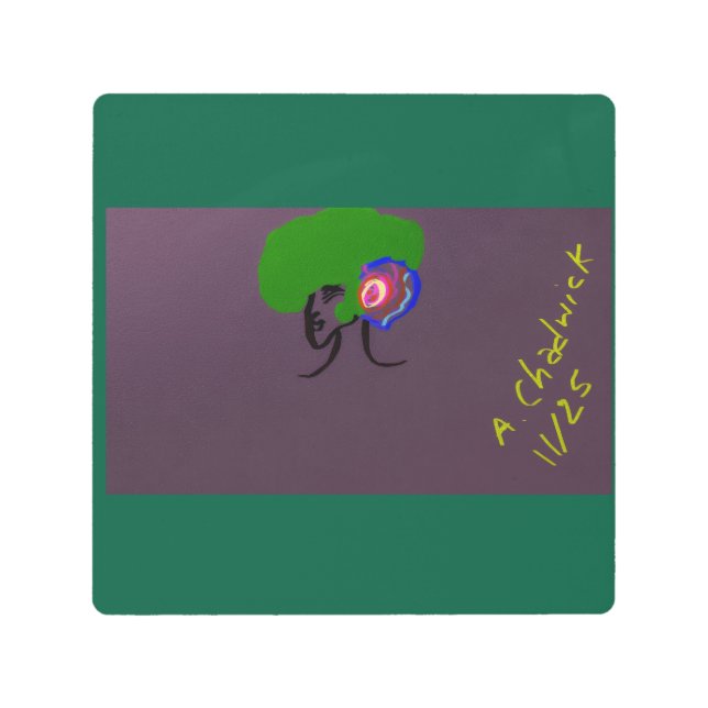 Sci-fi Seashell Creature メタルプリント (正面)