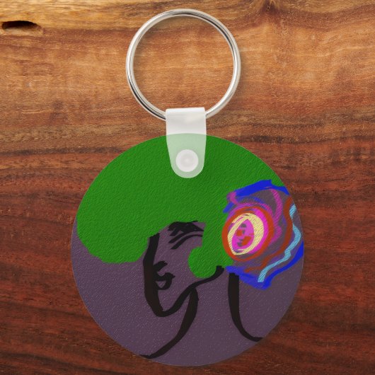 Sci-fi Seashell Creature Keychain キーホルダー (裏面)