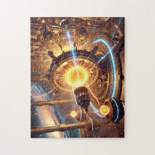 Sci-Fi Star Forge Celestial Factory ジグソーパズル (縦)