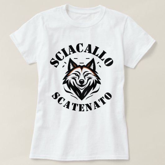 Sciacallo Scatenato Tシャツ (デザイン正面)