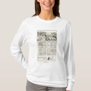 「Scieの百科事典からの菜園、 Tシャツ
