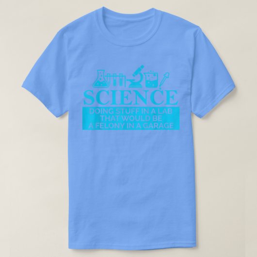 SCIENCE化学の機器おもしろいギフト先生 Tシャツ (デザイン正面)